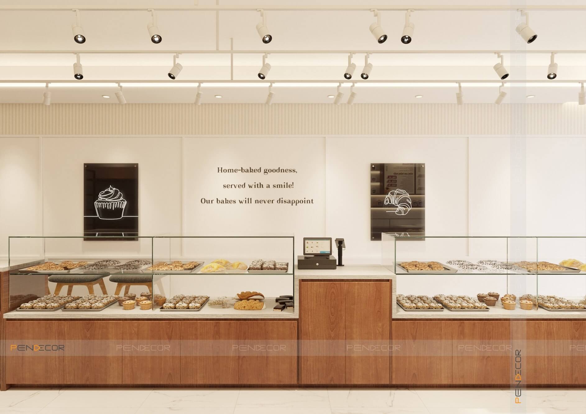 Thiết Kế Tiệm Bánh Nguyễn Hoàng Bakery