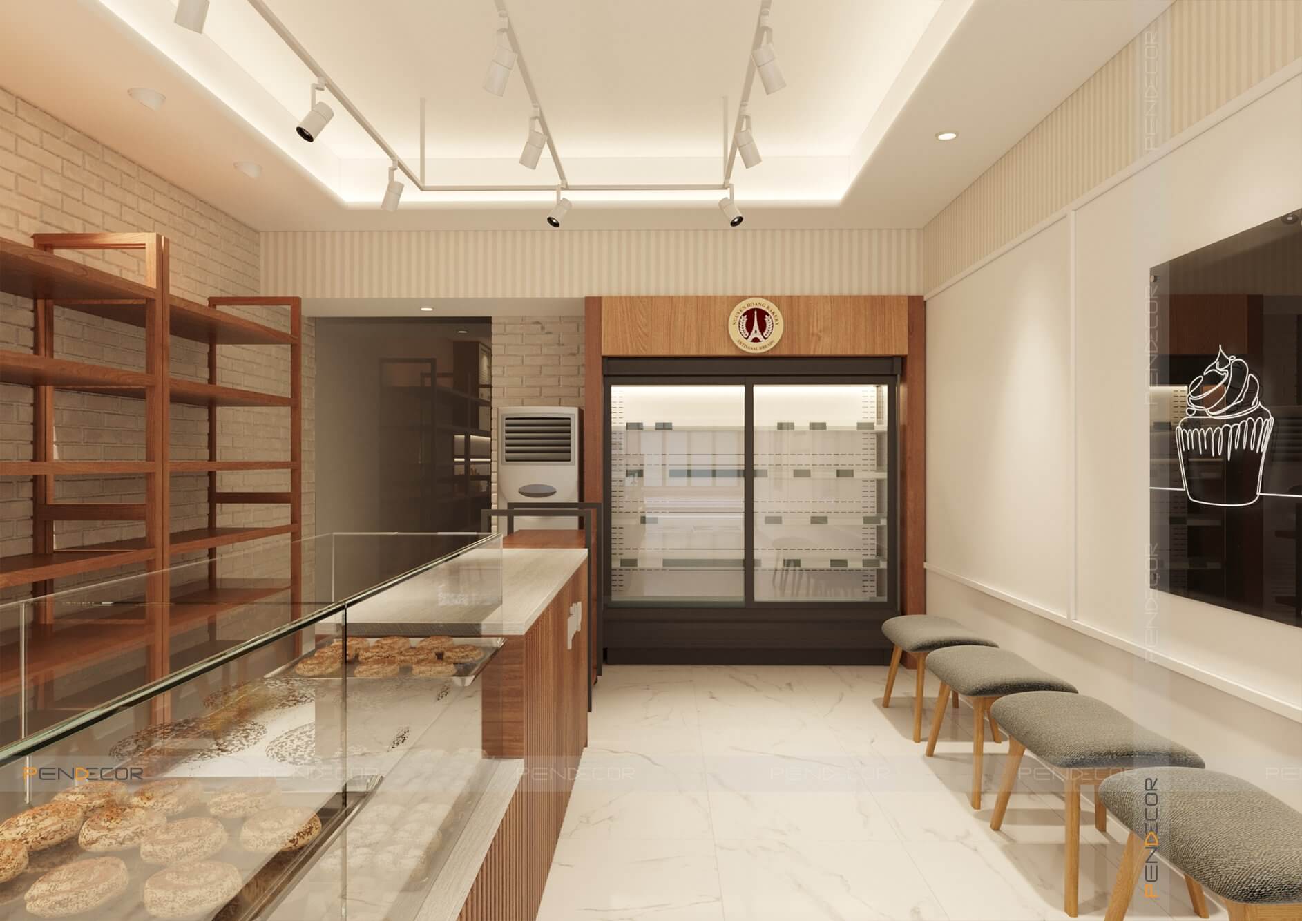 Thiết Kế Tiệm Bánh Nguyễn Hoàng Bakery