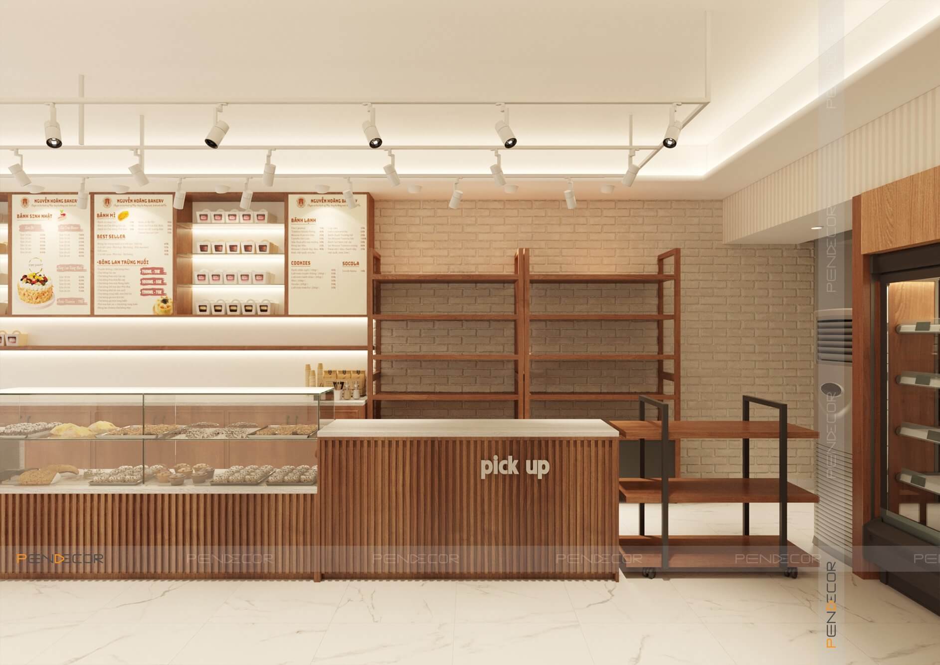 Thiết Kế Tiệm Bánh Nguyễn Hoàng Bakery