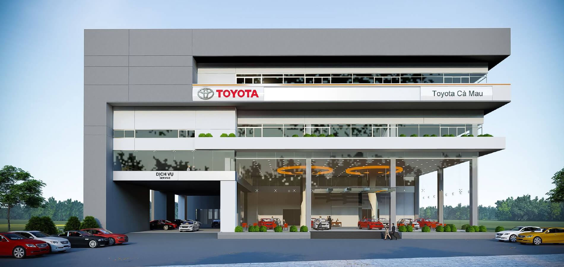 thiết kế showroom nội thất Pendecor
