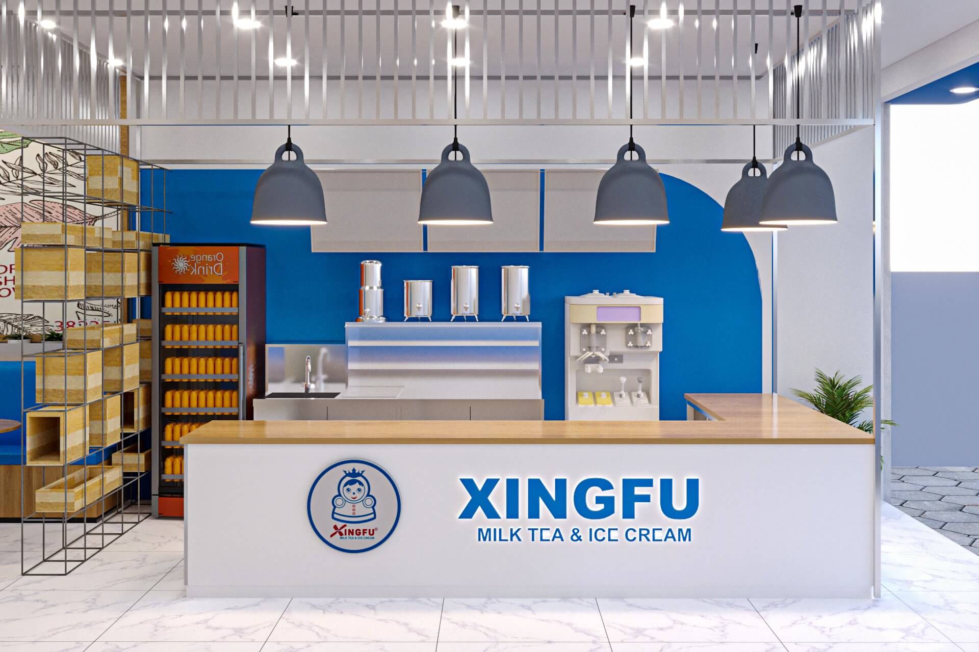 thiết kế shop mẹ và bé Pendecor
