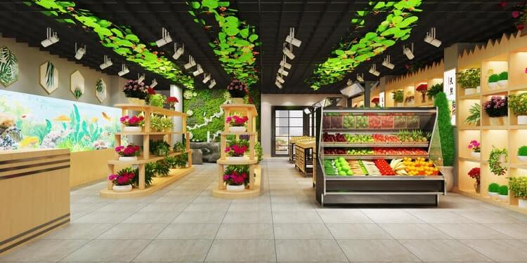 thiết kế cửa hàng thực phẩm chức năng Pendecor