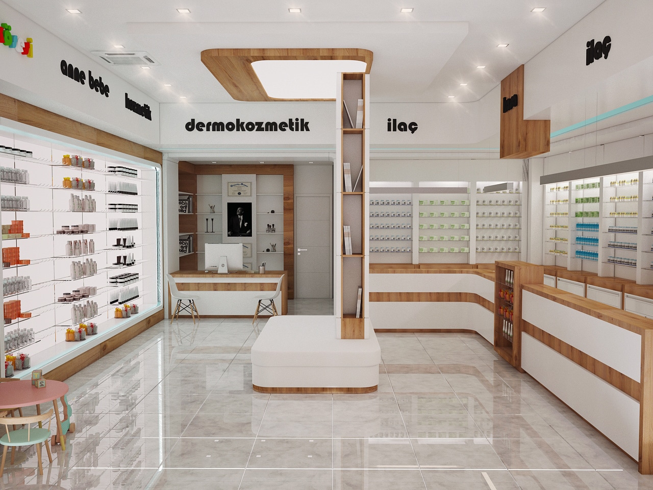 thi công shop Pendecor