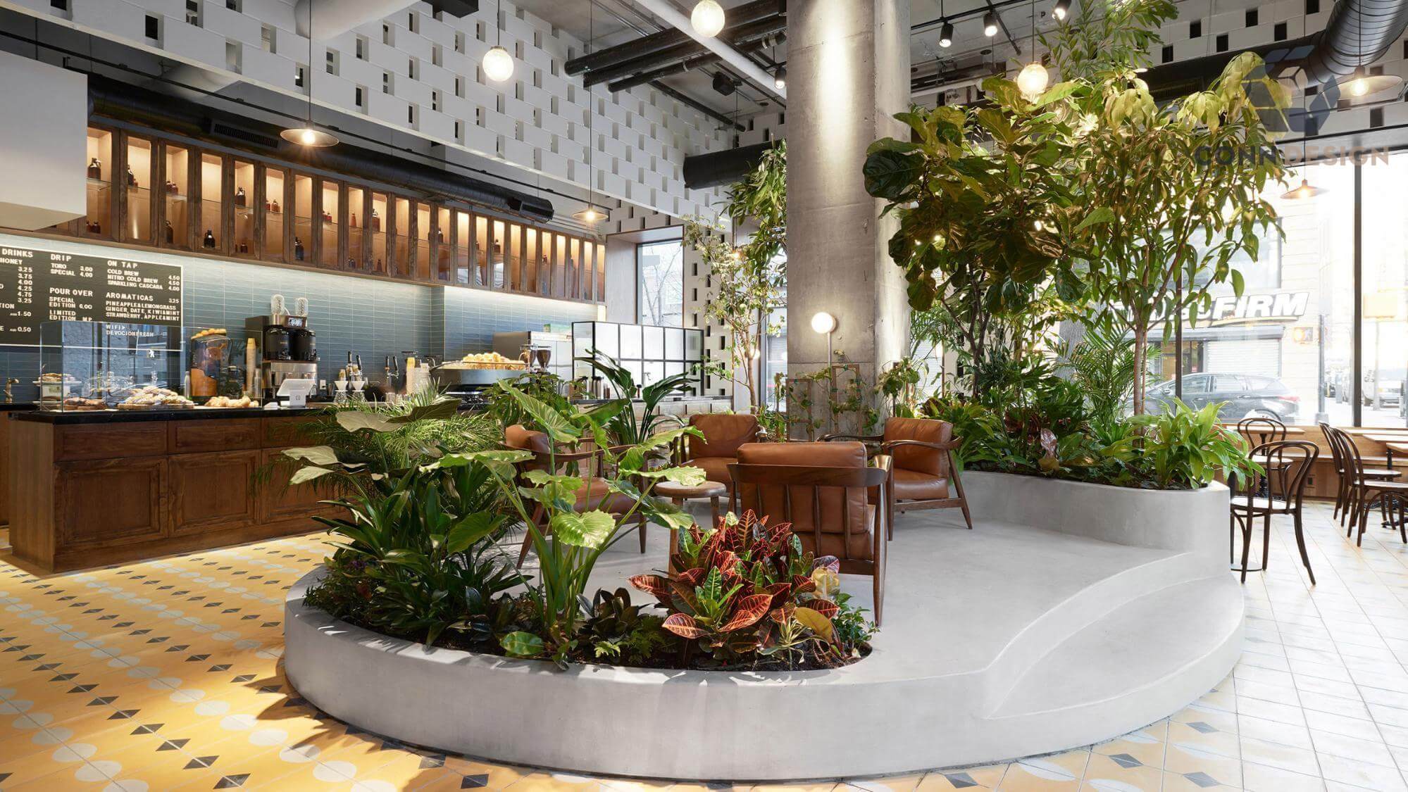 thiết kế quán cafe đẹp Pendecor