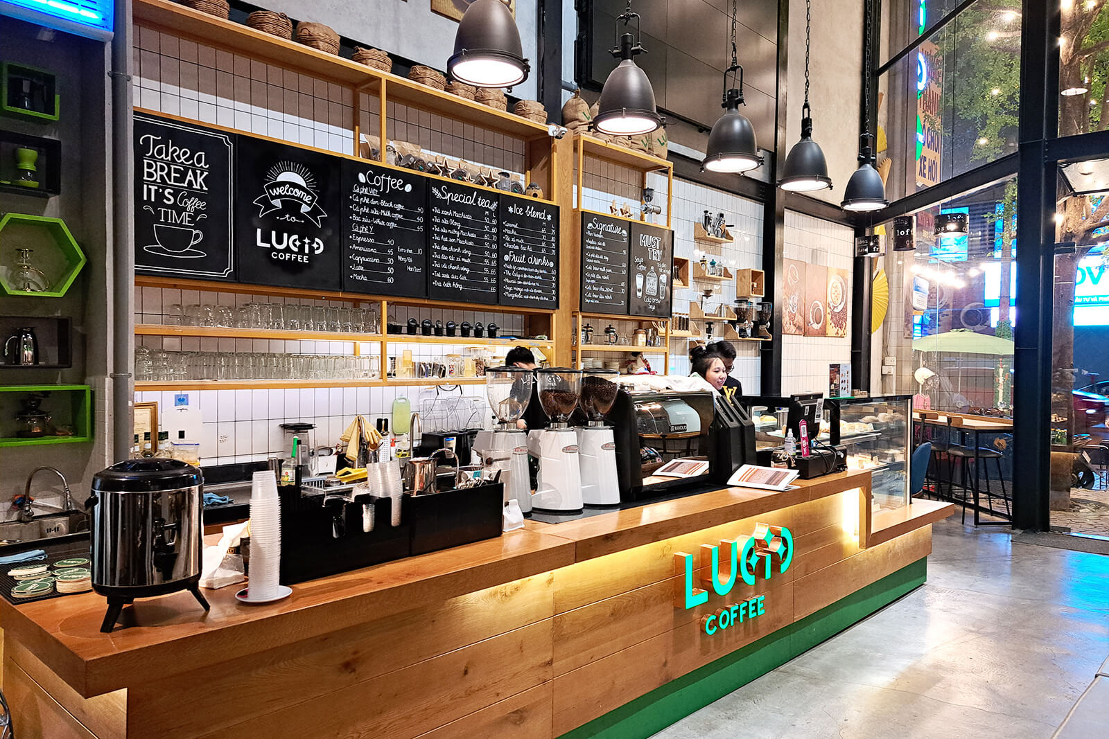 nội thất quán cafe Pendecor