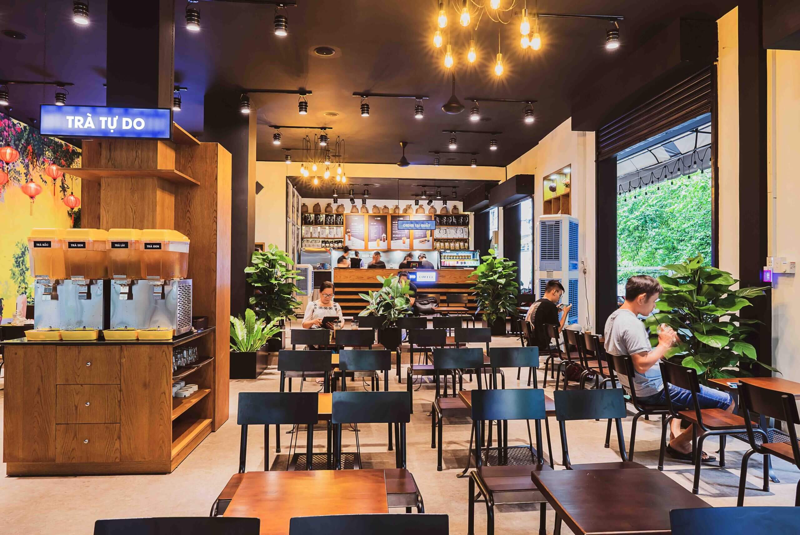 thiết kế quán cafe Pendecor