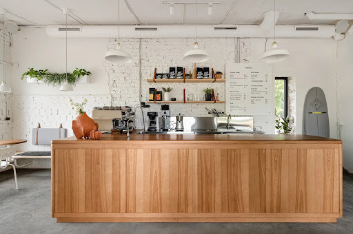 các mẫu thiết kế quán cà phê nhỏ đẹp Pendecor