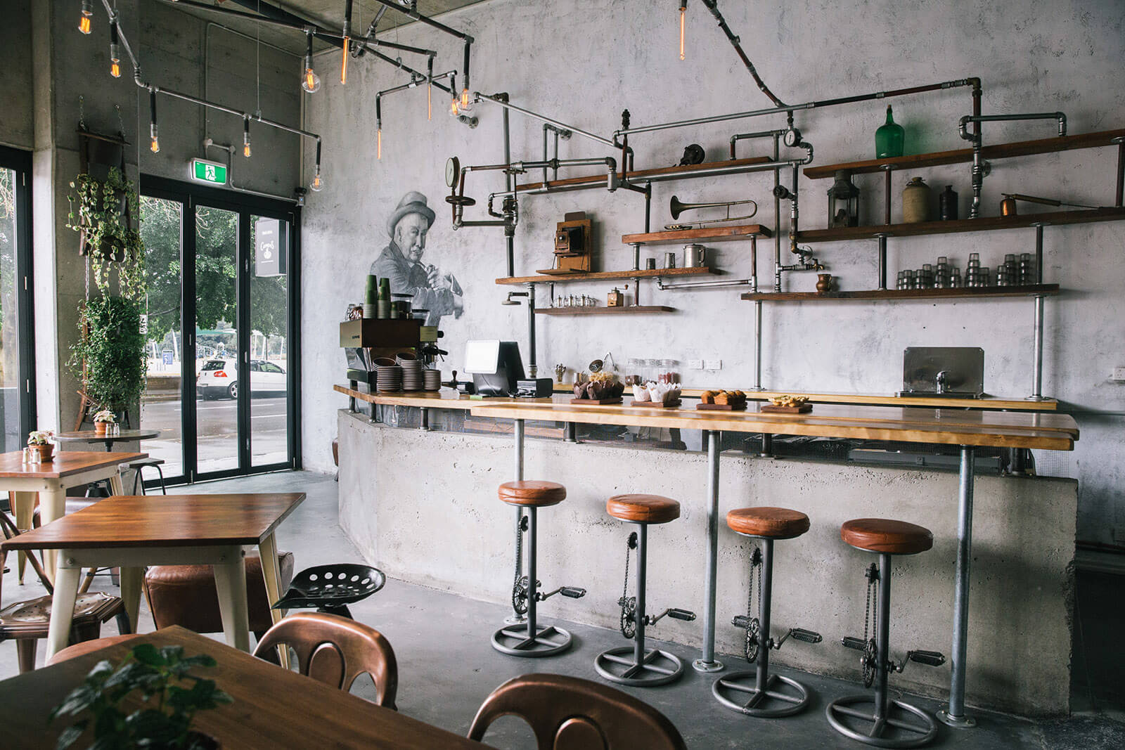 nội thất quán cafe Pendecor