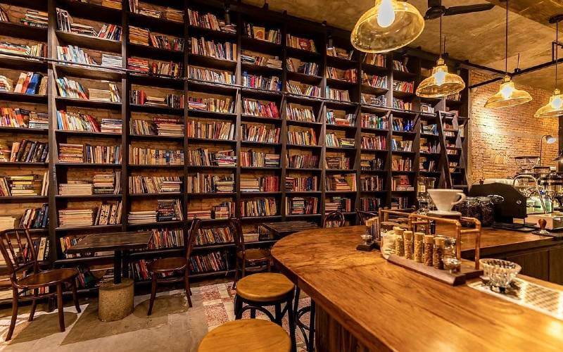 thiết kế quán cafe sách Pendecor