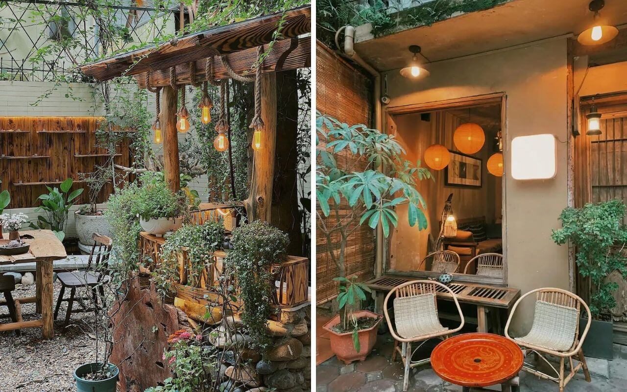 thiết kế cafe sân vườn Pendecor