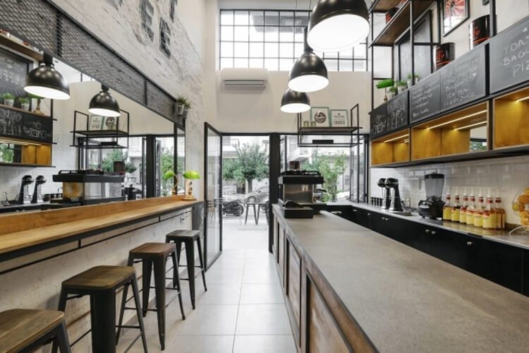 các kiểu quán trà sữa đẹp Pendecor