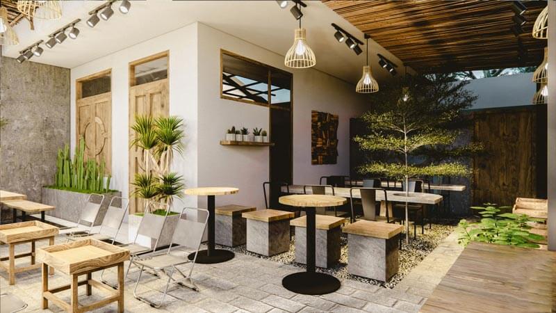 thiết kế quán trà sữa Pendecor
