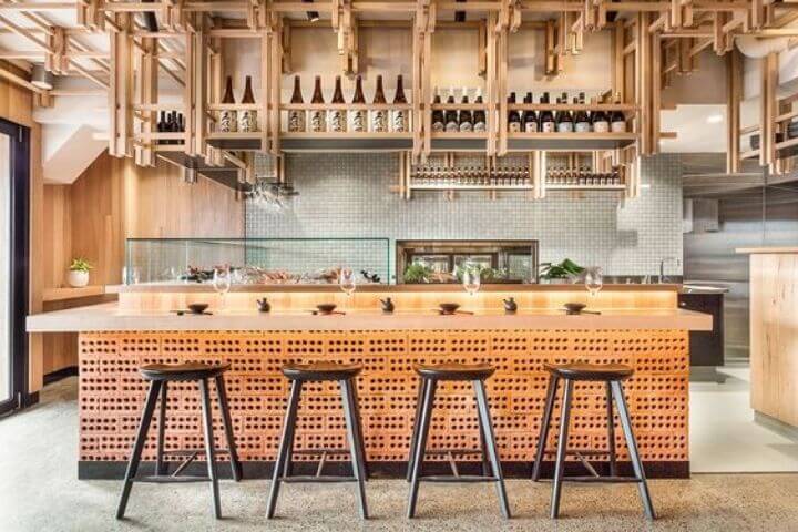 quầy bar quán trà sữa đẹp Pendecor