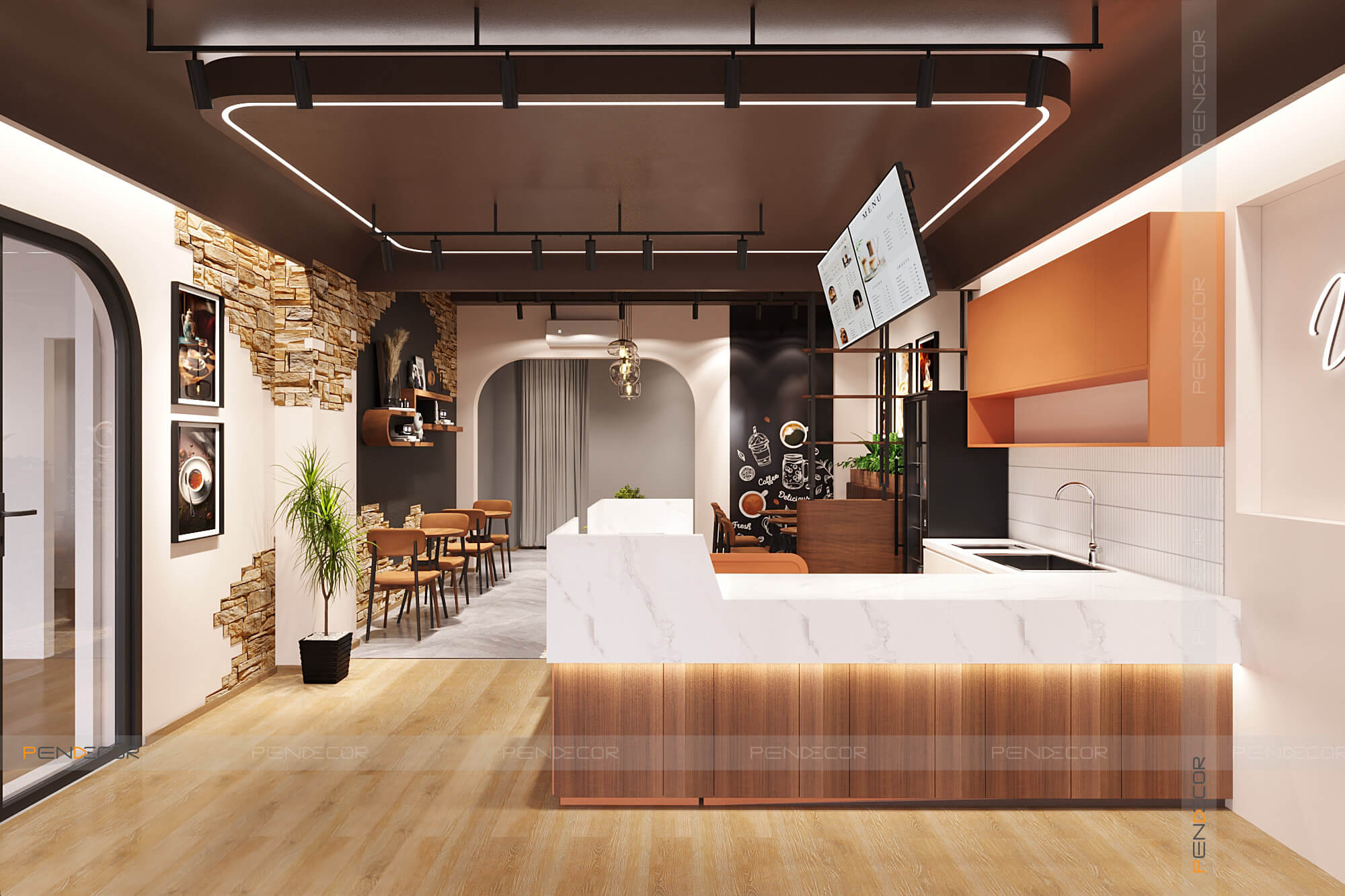 Thiết kế Tiệm Cafe Vani