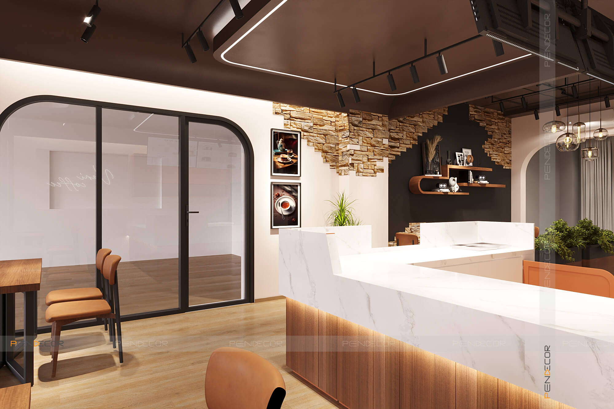 Thiết kế Tiệm Cafe Vani