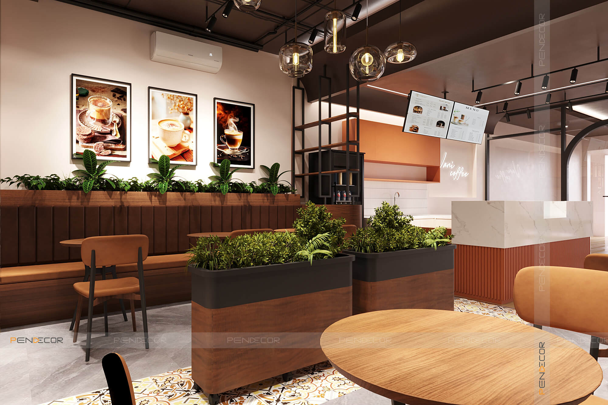 Thiết kế Tiệm Cafe Vani