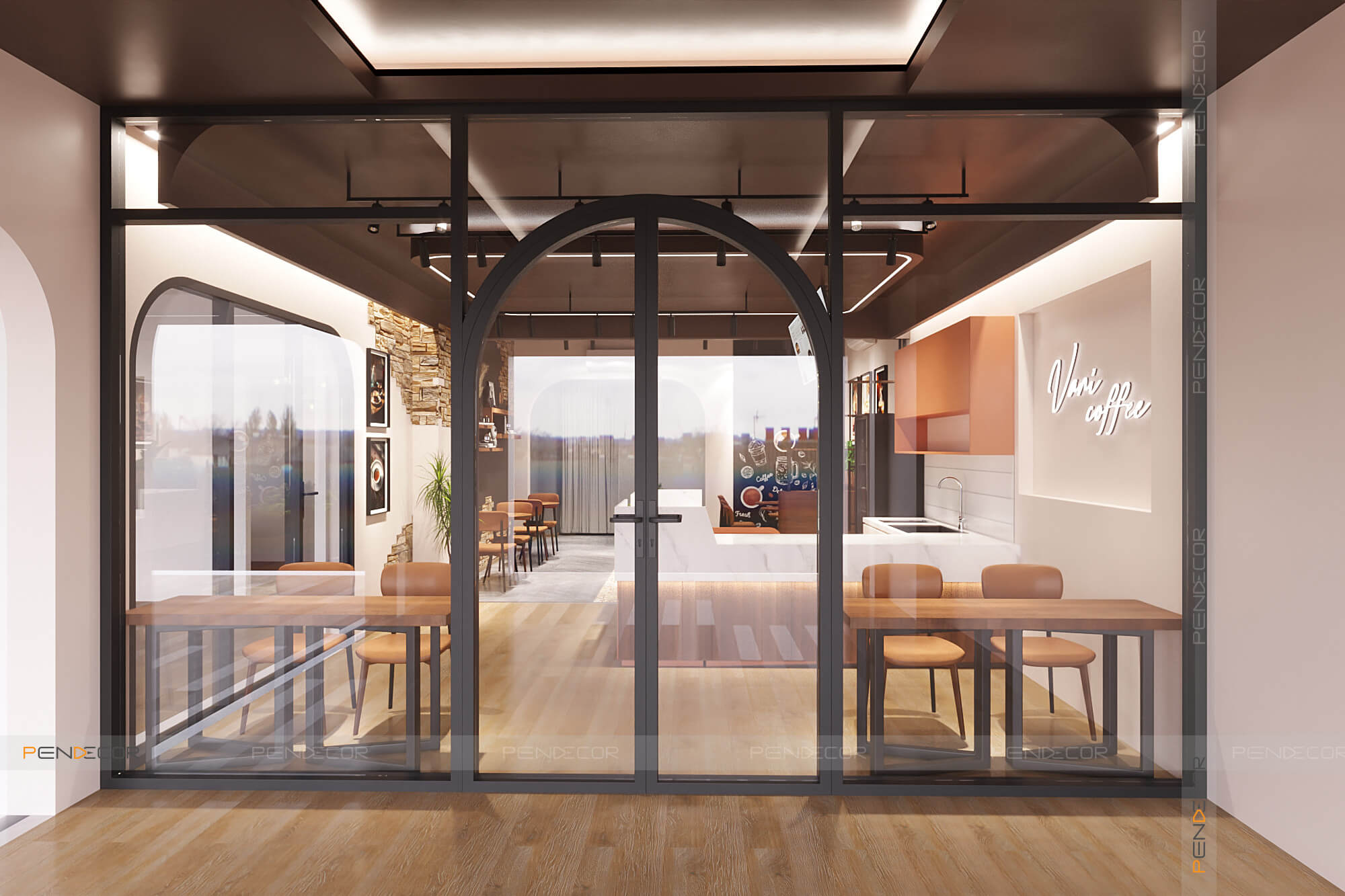 Thiết kế Tiệm Cafe Vani