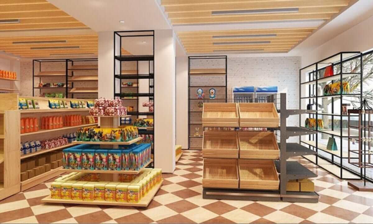 thiết kế siêu thị mini Pendecor