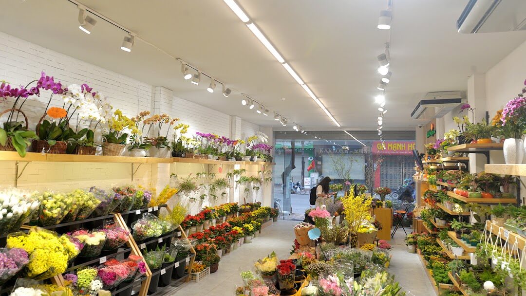 mở cửa hàng bán hoa tươi Pendecor