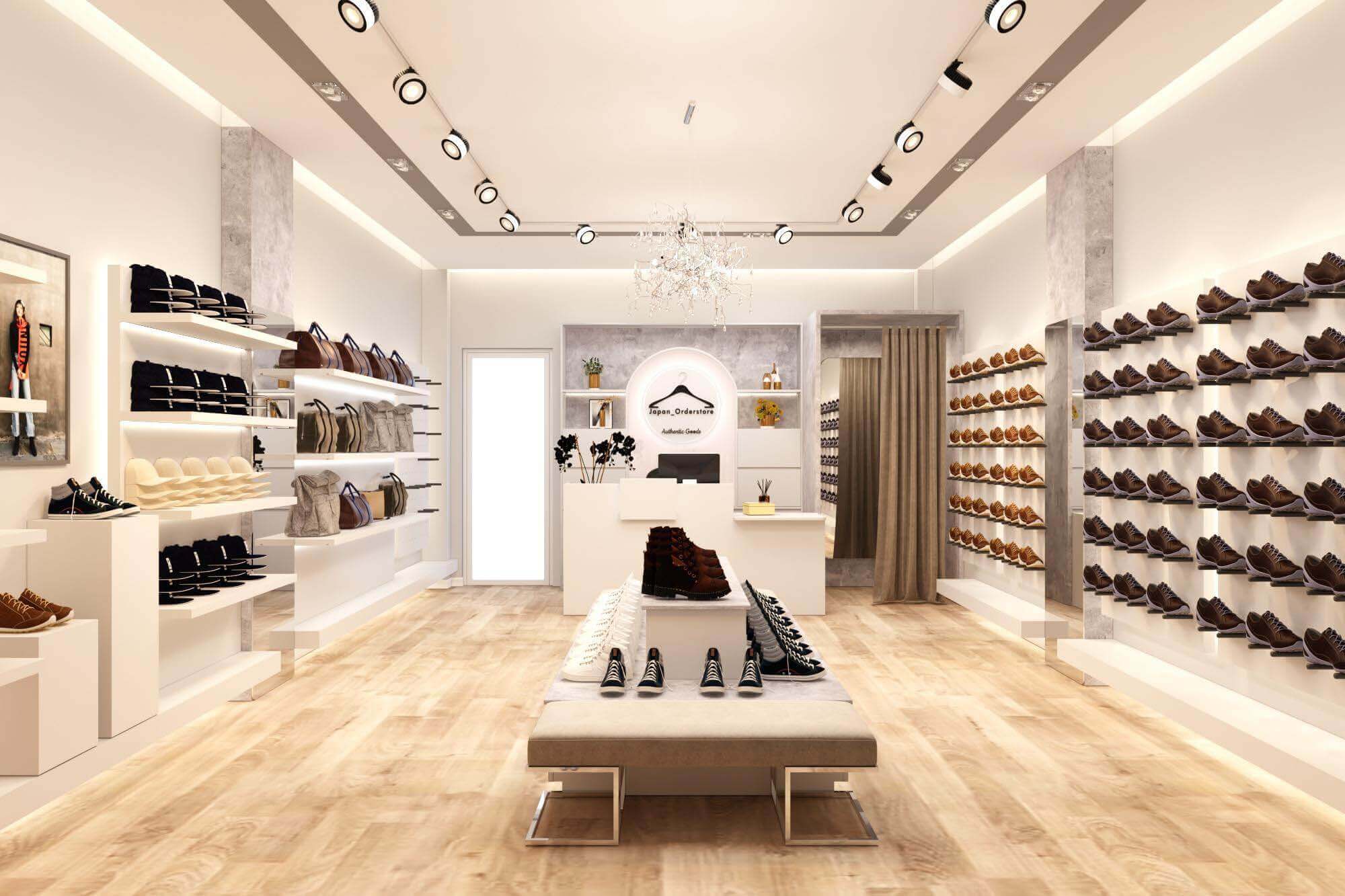 thiết kế shop phụ kiện Pendecor