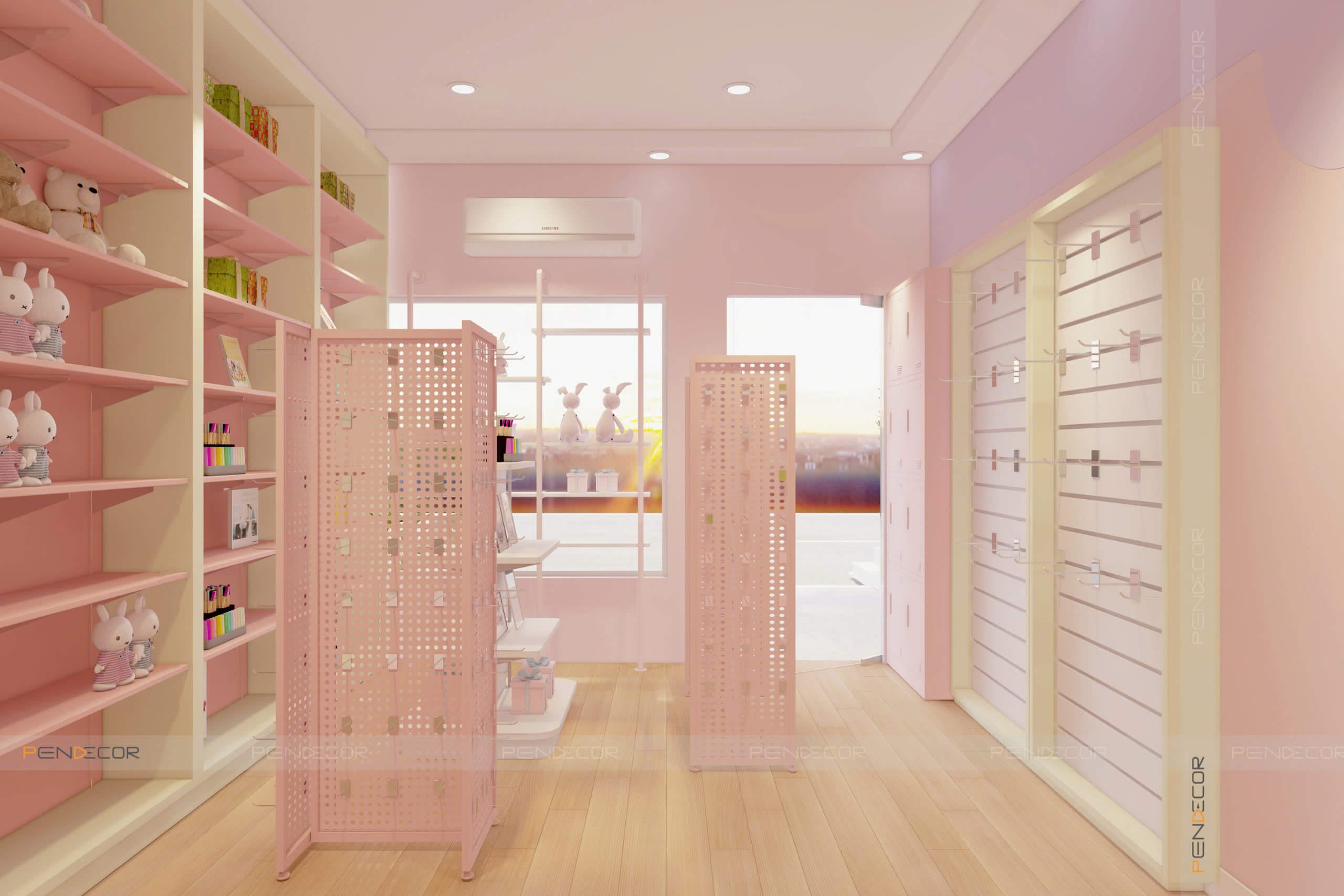 Thiết Kế Shop Văn Phòng Phẩm Caturday