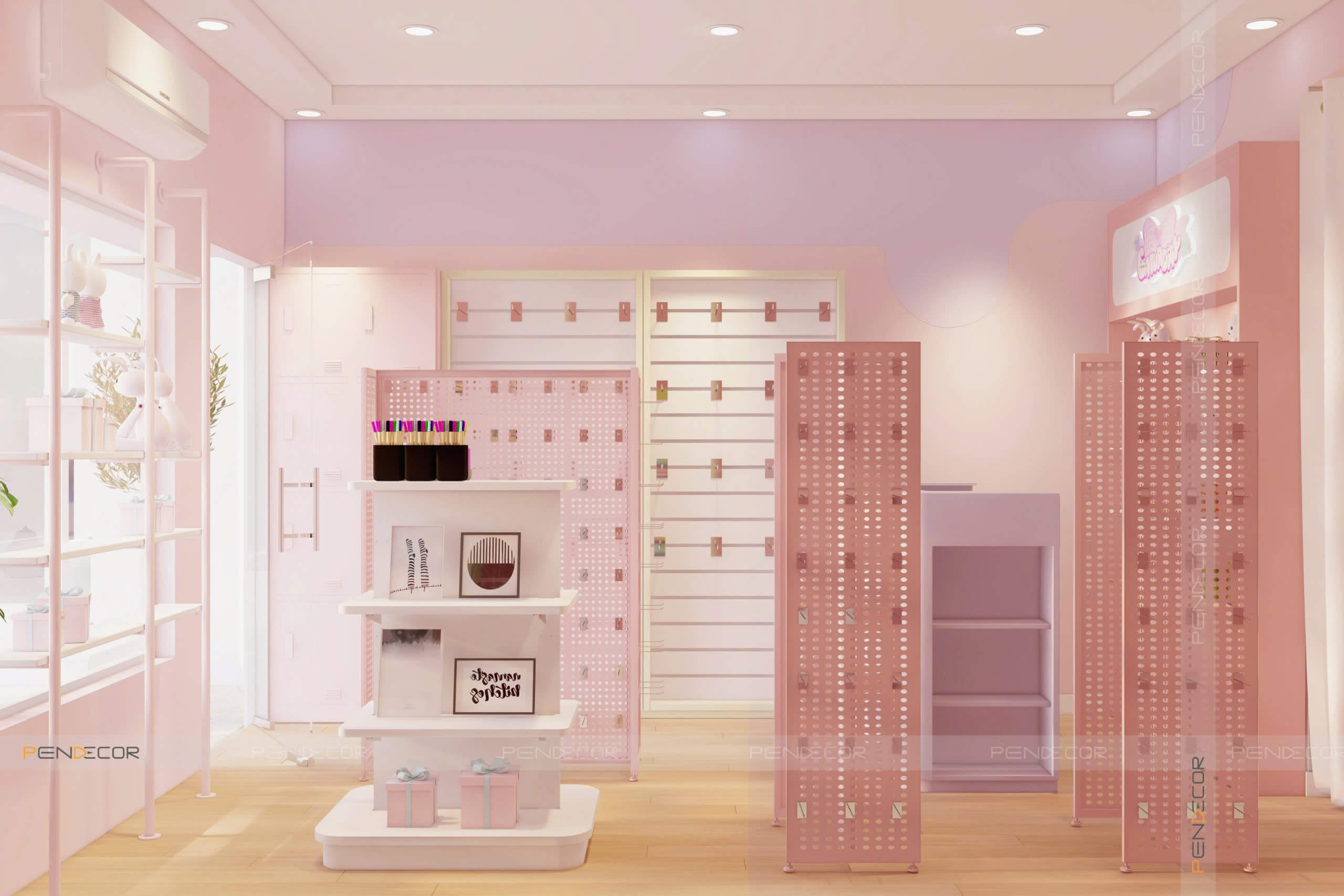 Thiết Kế Shop Văn Phòng Phẩm Caturday