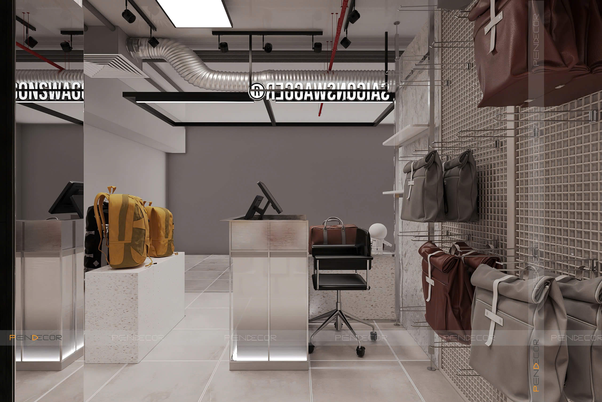 Thiết Kế Shop Túi Xách SaiGon Swagger (Lý Tự Trọng)