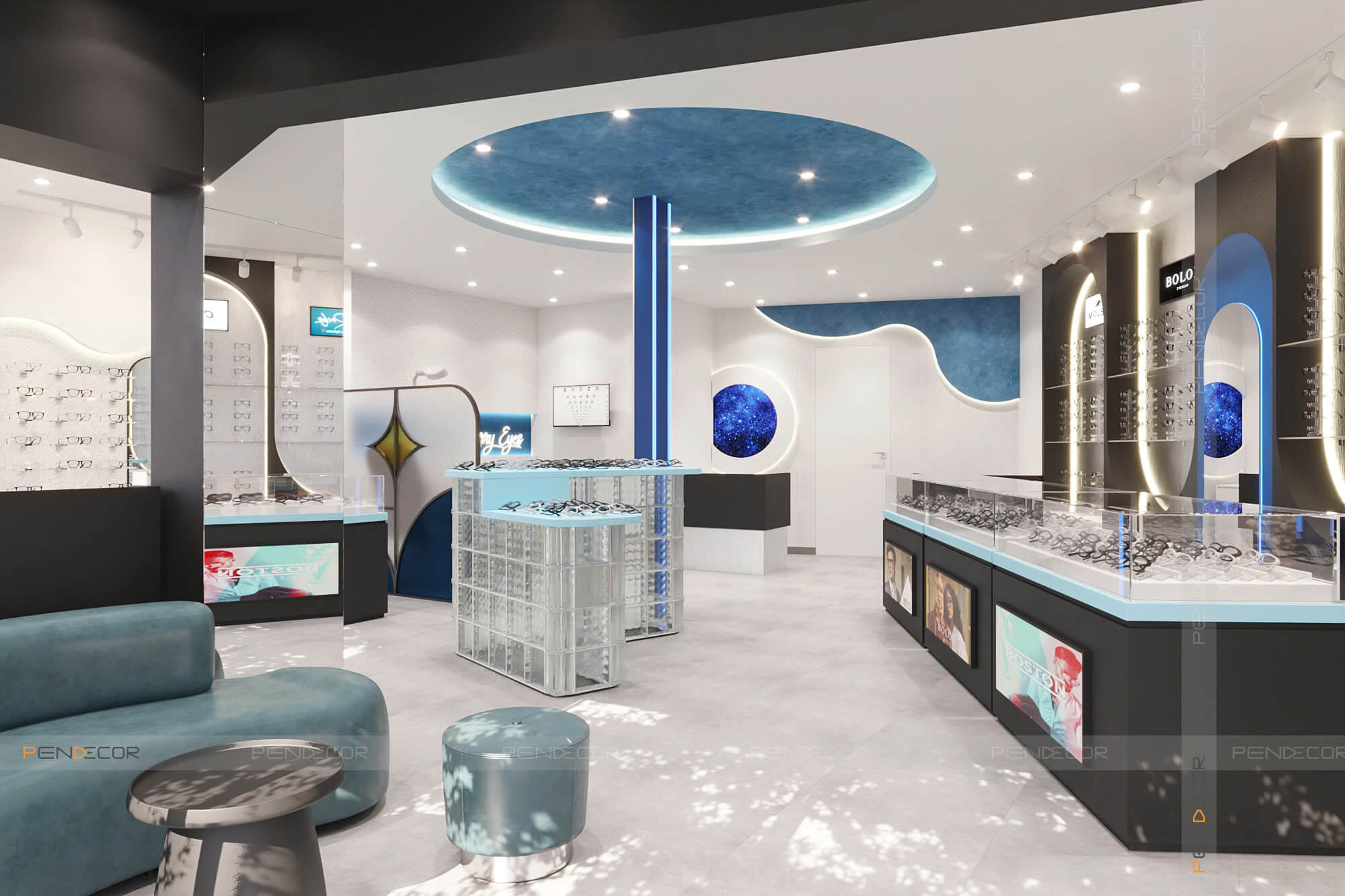 Thiết Kế Cửa Hàng Mắt Kính Starry Eyes