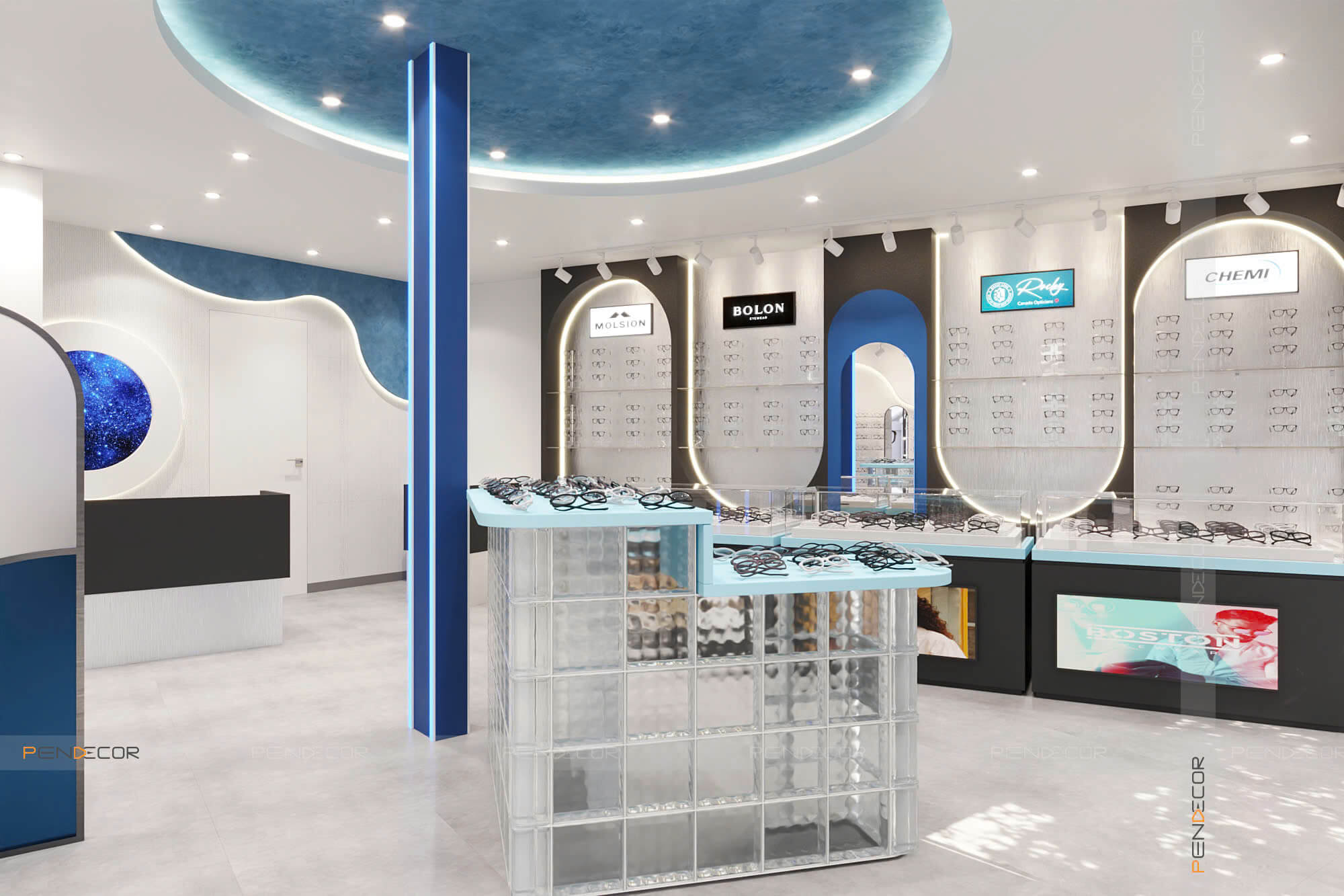 Thiết Kế Cửa Hàng Mắt Kính Starry Eyes