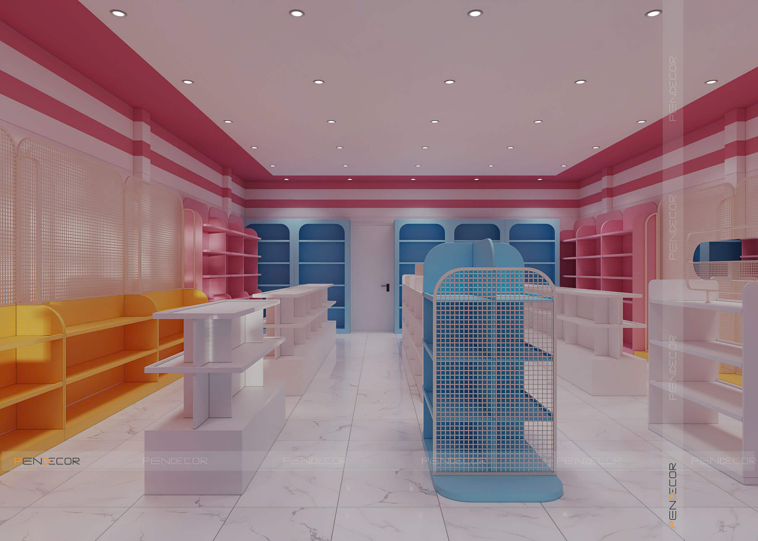 Thiết Kế Shop Phụ Kiện Tiệm Nhà Thư