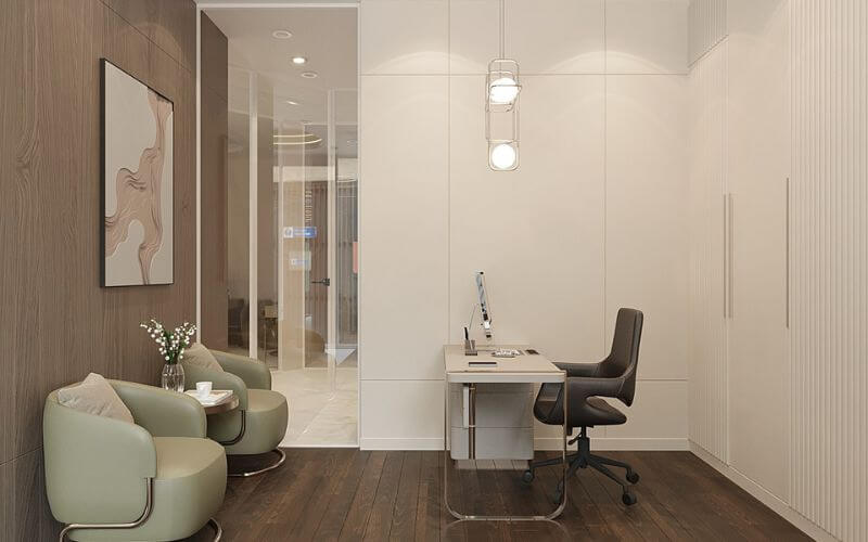 cách bố trí phòng khám Pendecor