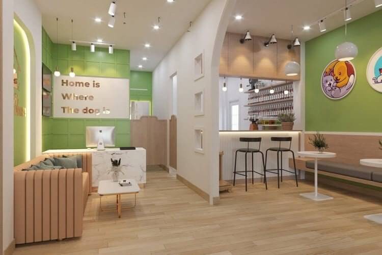 thiết kế phòng khám thú y