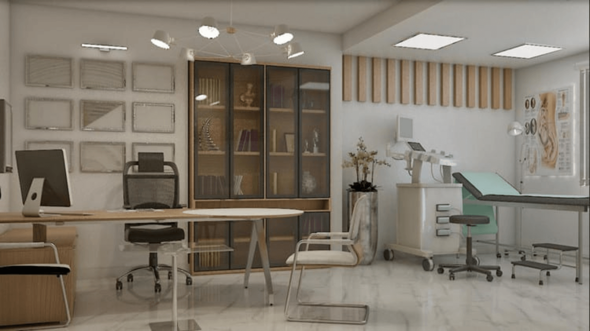 thiết kế phòng khám nội khoa