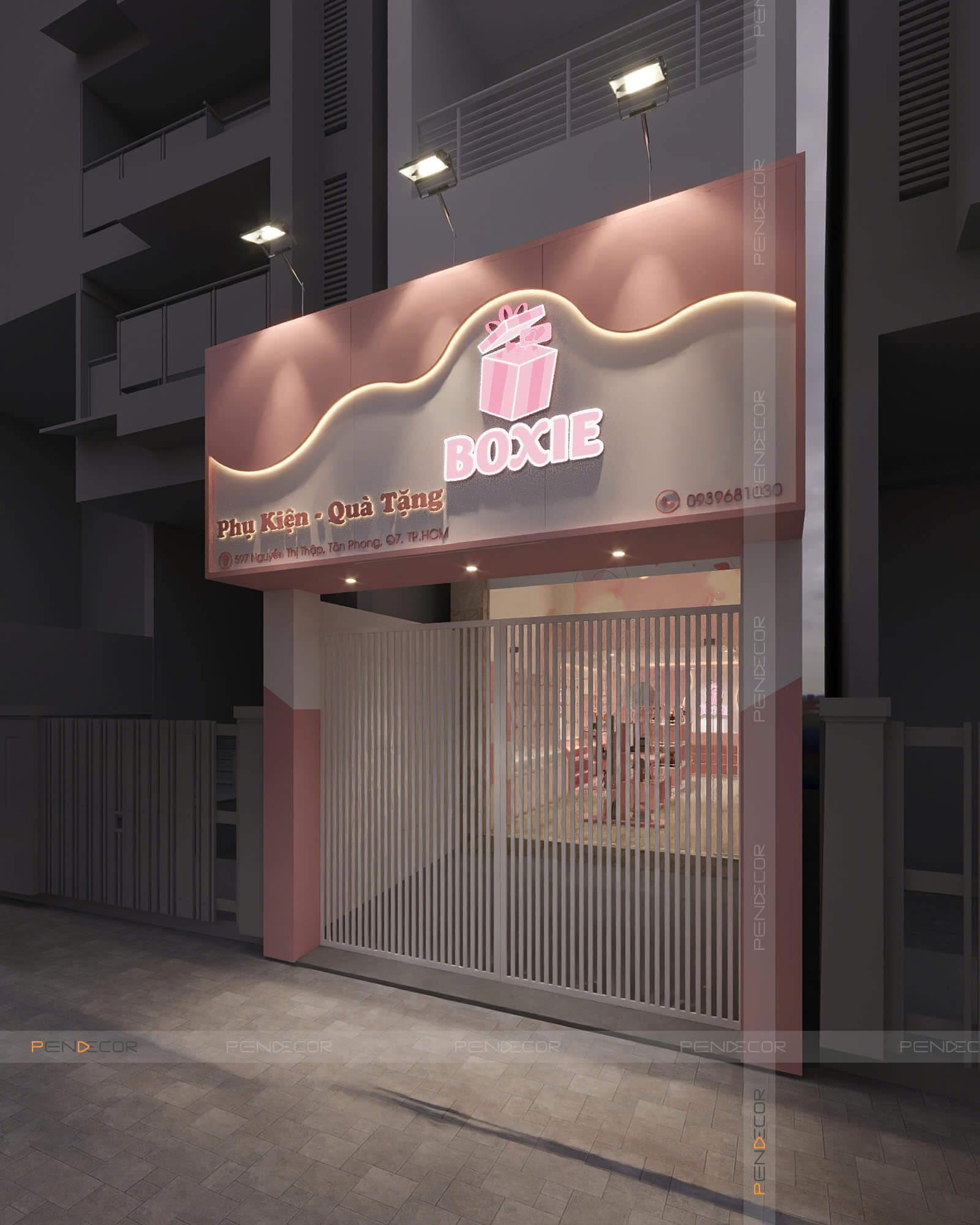 Thiết Kế Shop Phụ Kiện Boxie