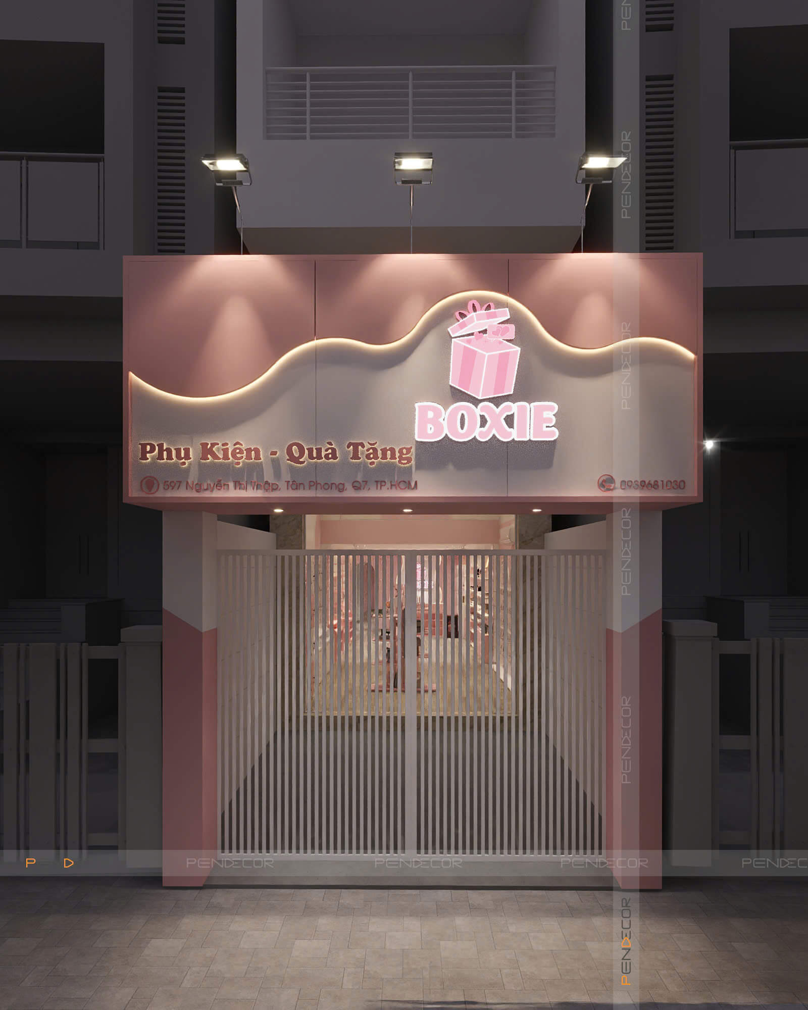 Thiết Kế Shop Phụ Kiện Boxie