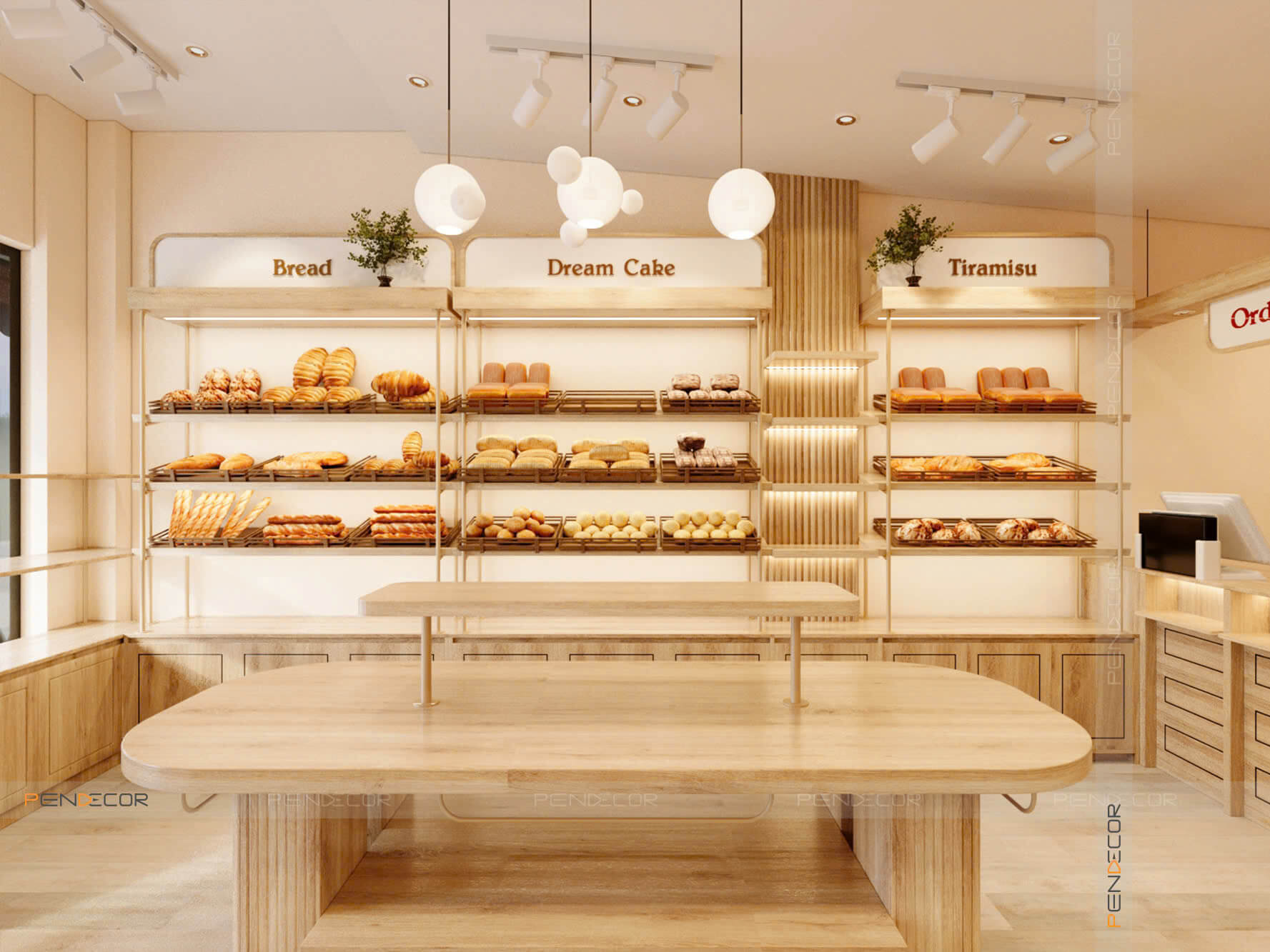 Thiết Kế Tiệm Bánh Friendship