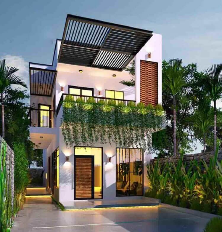mẫu mặt tiền nhà ống đẹp Pendecor