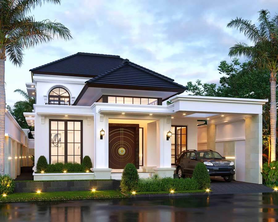 mặt tiền nhà phố có tầng lửng