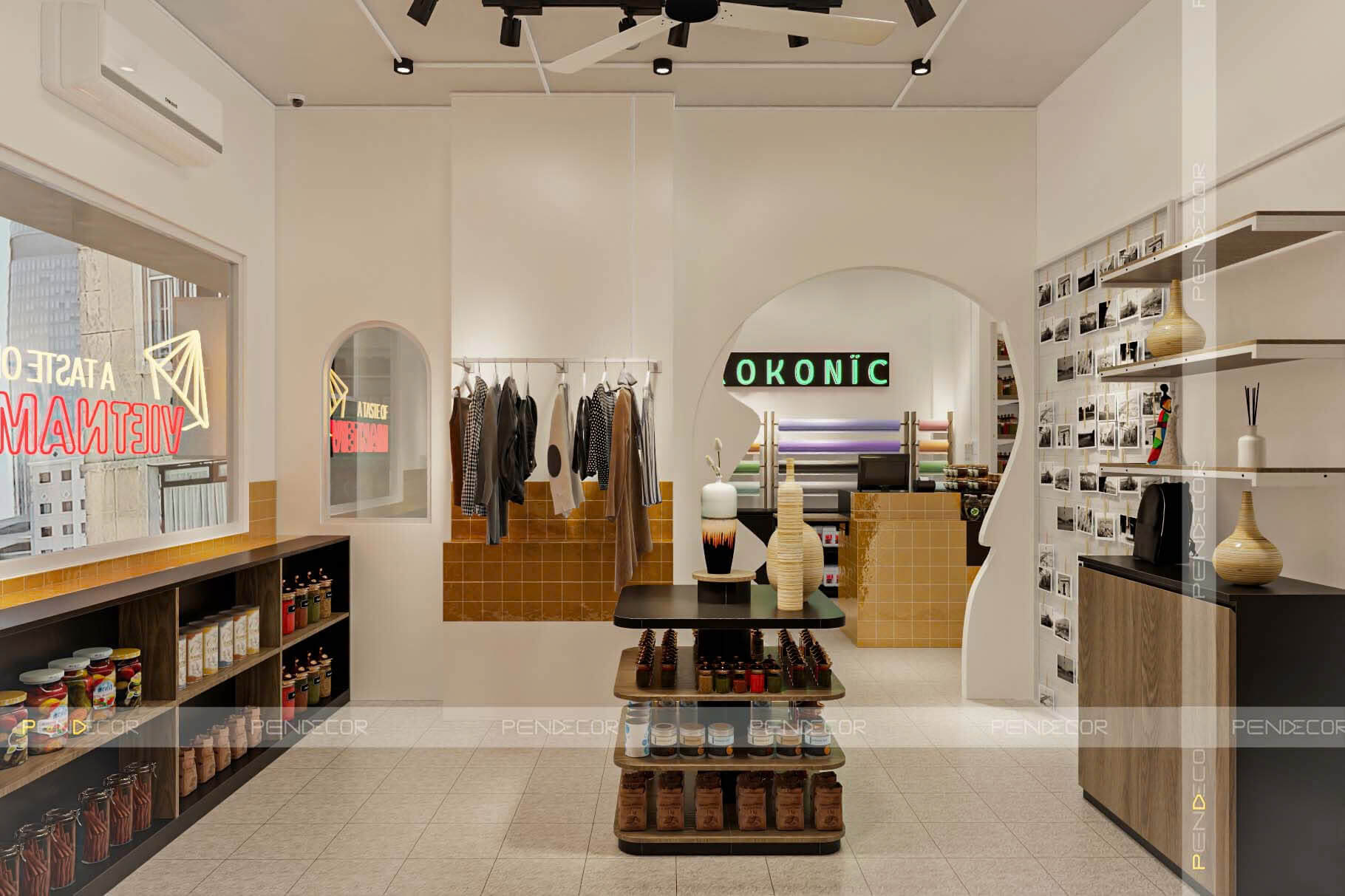 Thiết Kế Shop Phụ Kiện Quà Lưu Niệm Kokonic (Nguyễn Huệ)