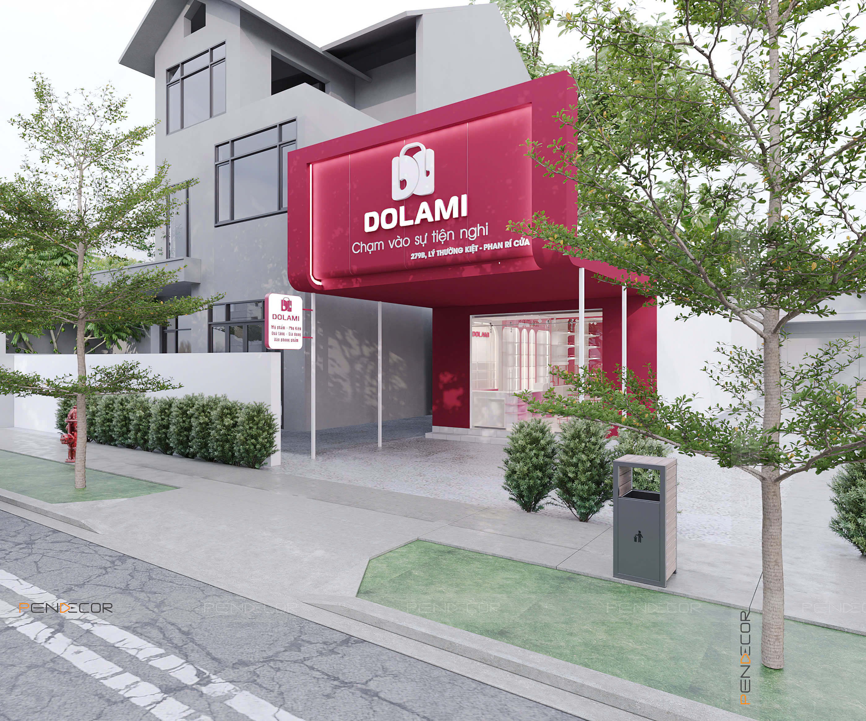 Thiết Kế Shop Mỹ Phẩm Dolami