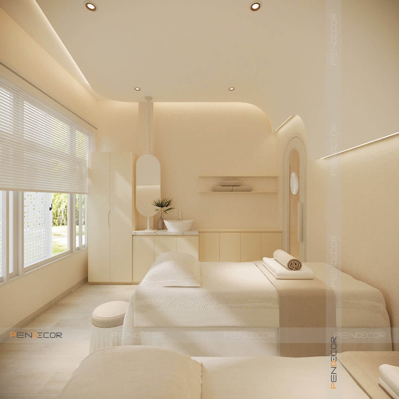 thiết kế spa Pendecor