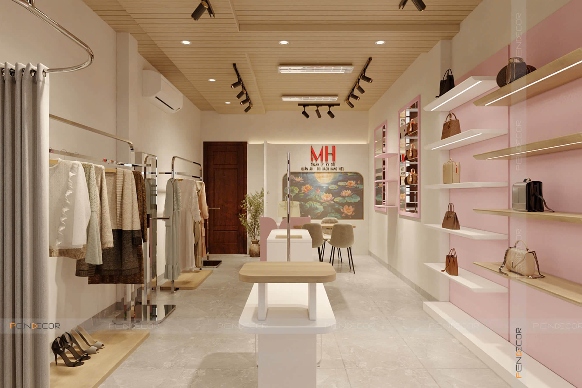 Thiết Kế Salon Tóc Qi Hair & Beauty Salon