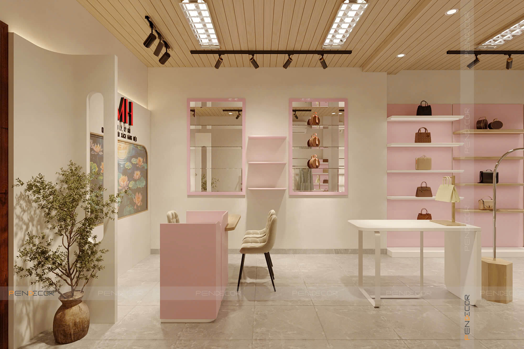 Thiết Kế Salon Tóc Qi Hair & Beauty Salon